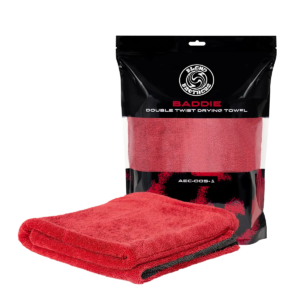 BLEND BROTHERS Baddie | Red-Gray Double Twist Drying Towel 1200gsm